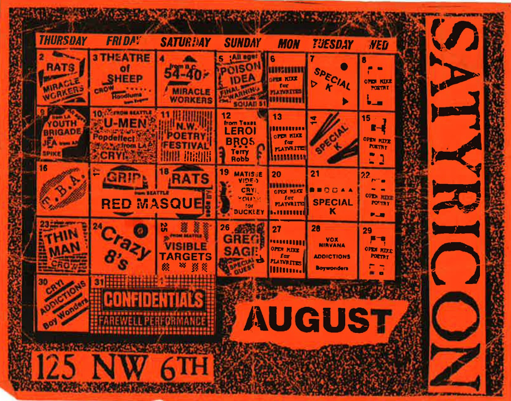 August 1984 Calendar