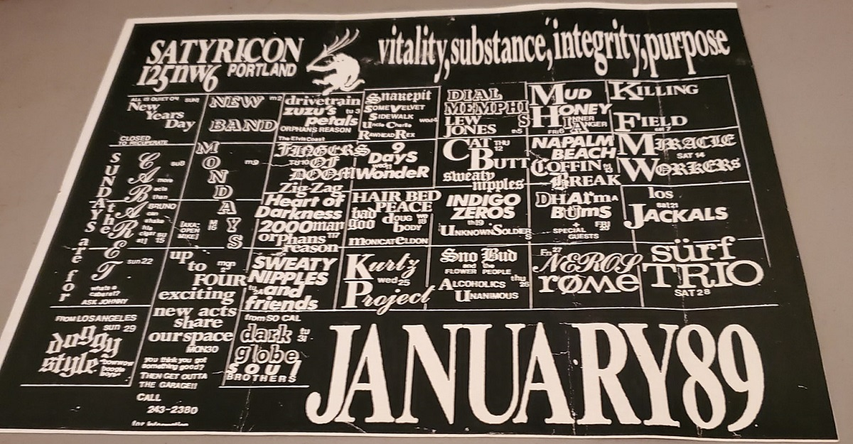 January 1989 Calendar