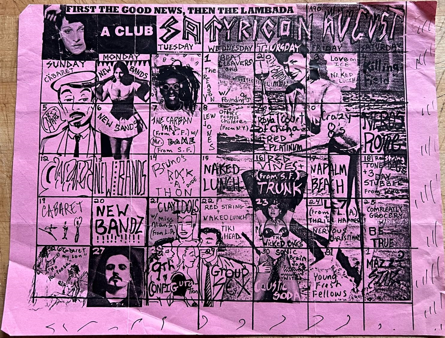 August 1990 Calendar