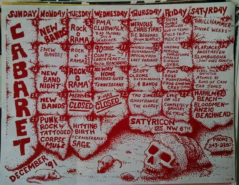 December 1991 Calendar