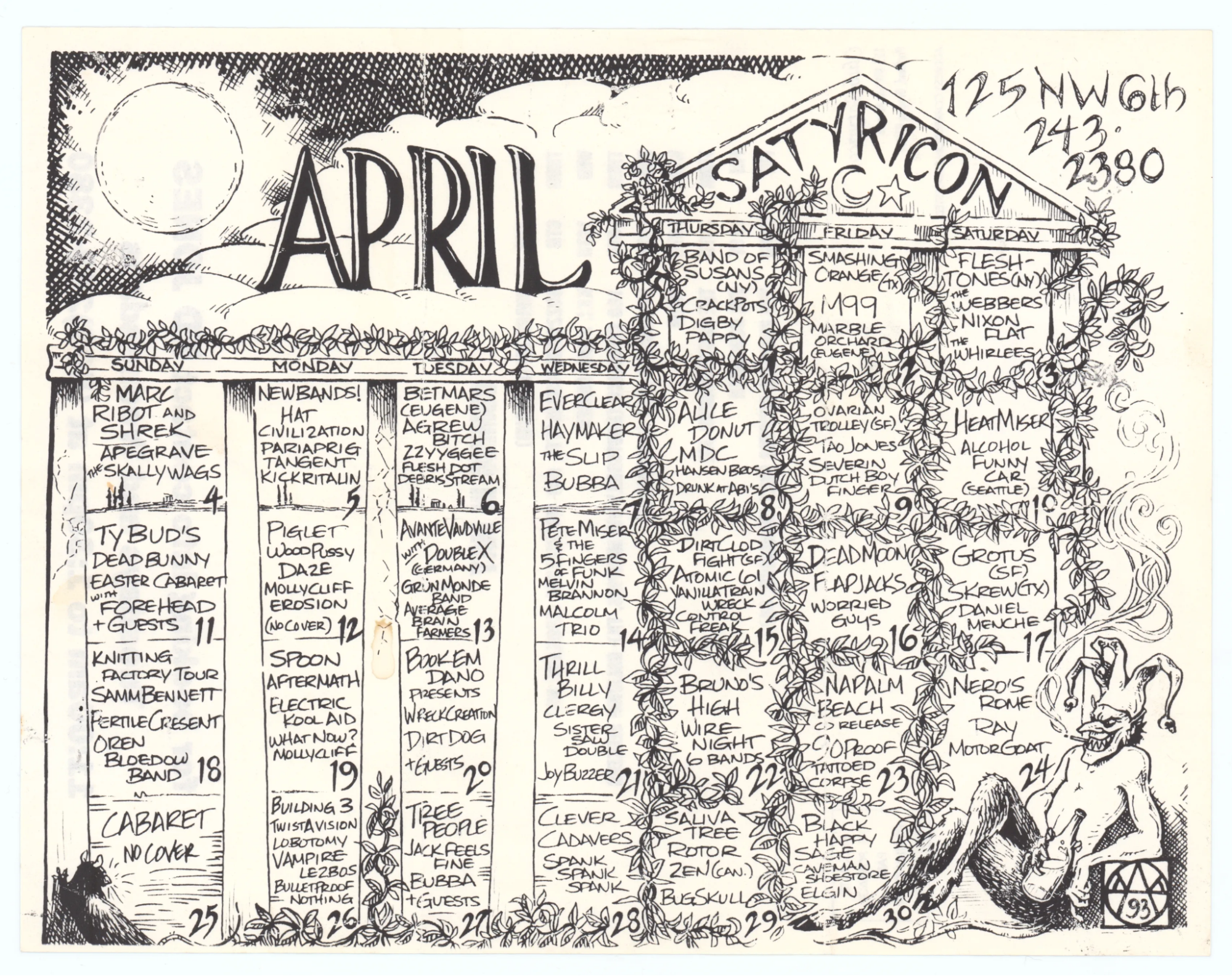 April 1993 Calendar