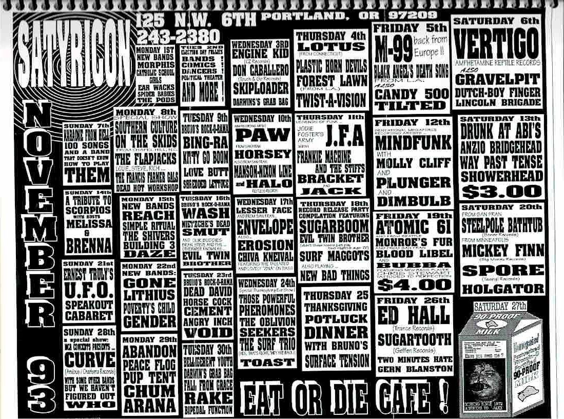 November 1993 Calendar