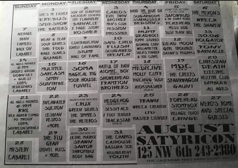 August 1994 Calendar