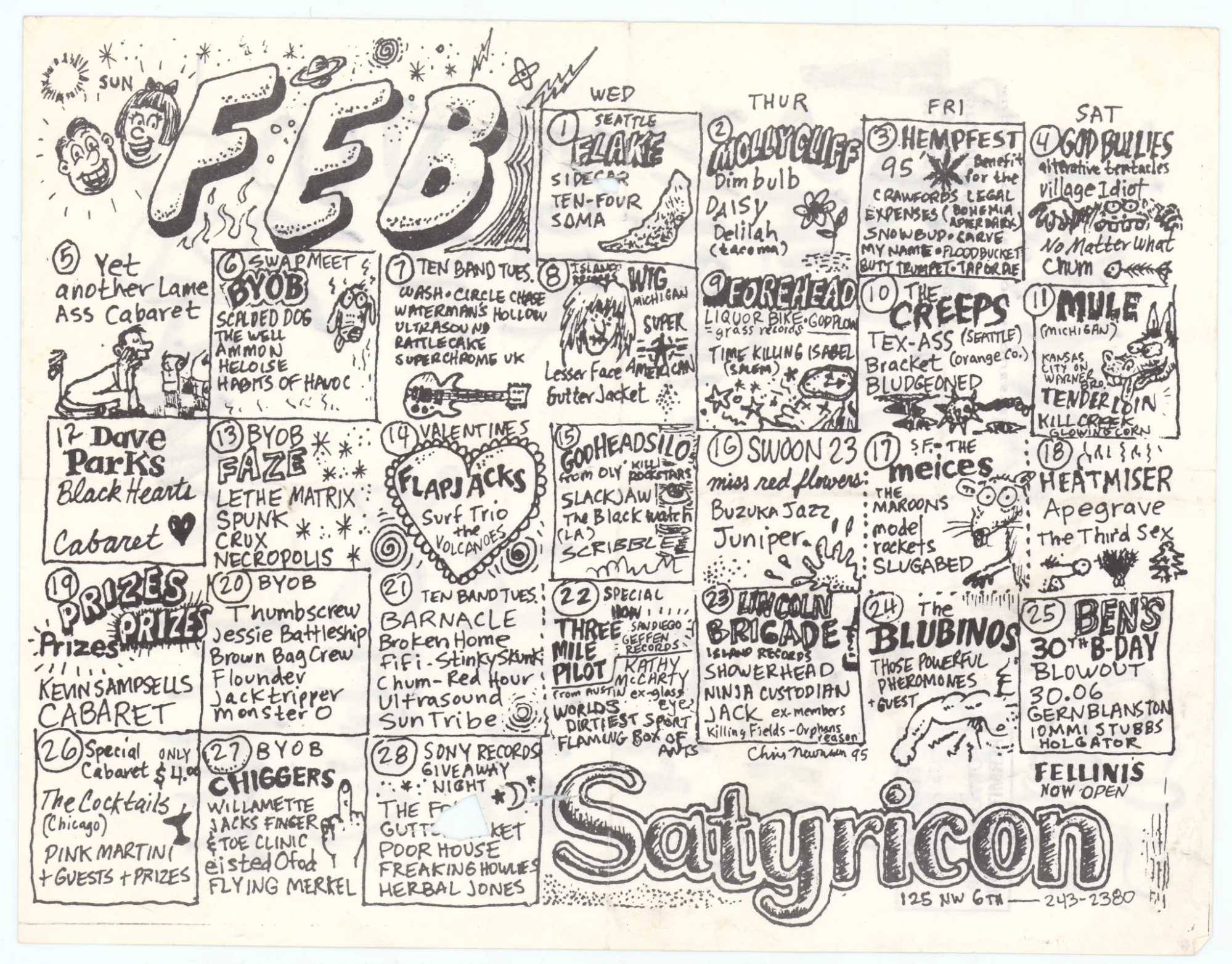 February 1995 Calendar