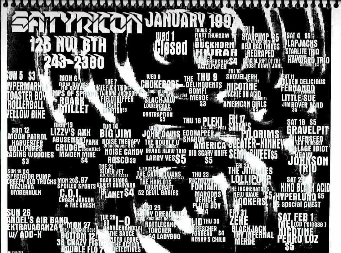 January 1997 Calendar