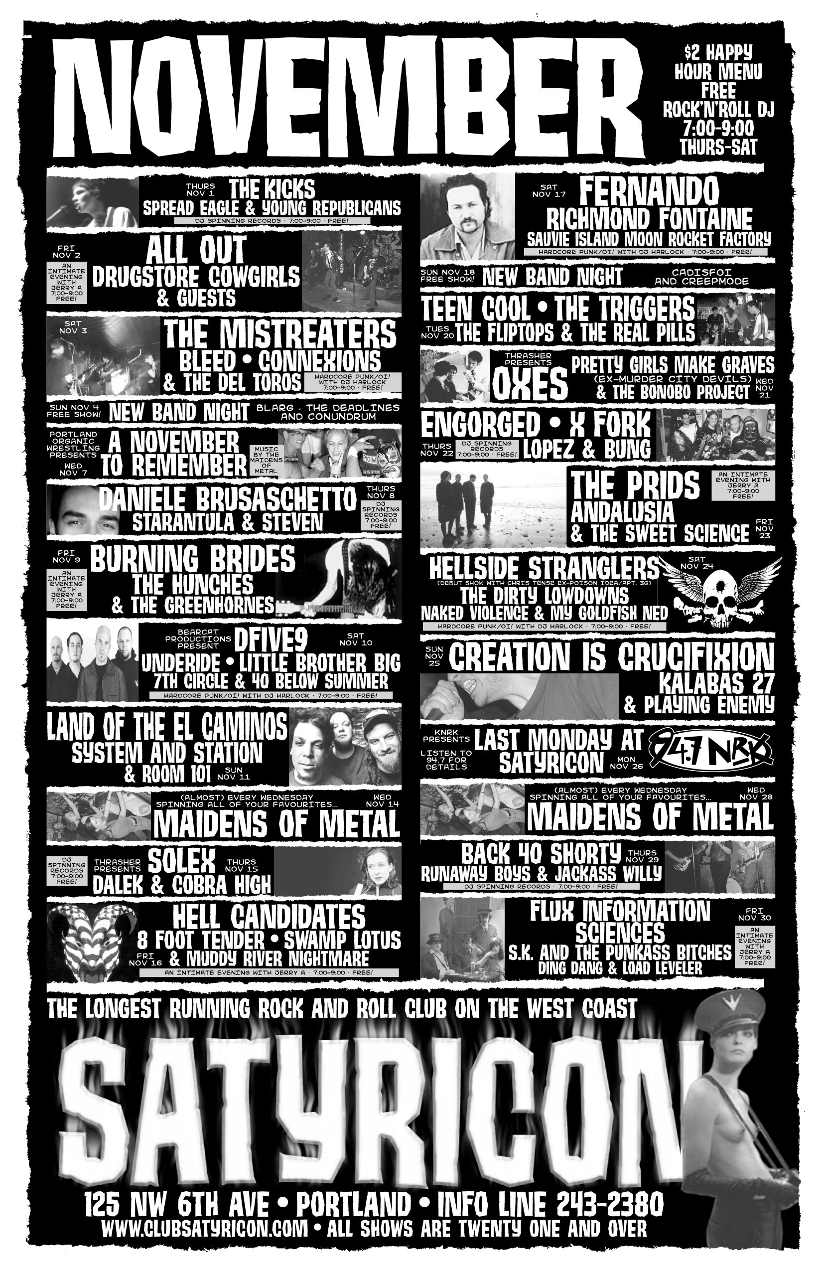 November 2001 Calendar